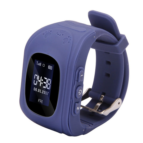 0.96inch LCD Screen Kids Smart Watch Phone for Girls Boys Children Gifts LBS Tracker Locator Real-time Location Smartwatch with SIM Card Slot Remote Monitor Call SOS Alarm Suitable for iOS Android Smartphones