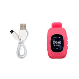 0.96inch LCD Screen Kids Smart Watch Phone for Girls Boys Children Gifts LBS Tracker Locator Real-time Location Smartwatch with SIM Card Slot Remote Monitor Call SOS Alarm Suitable for iOS Android Smartphones