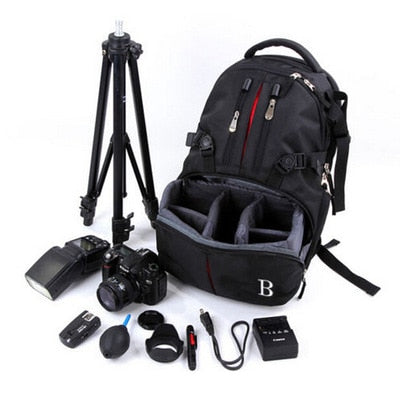 Multi-functional Photographer Digital DSLR Camerac bag Video Tables Bags Covers Camera Backpack PC package for Nikon Canon Sony