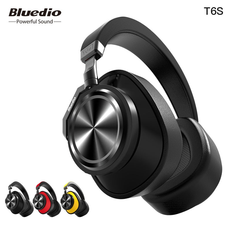 Bluedio T6S Bluetooth Headphones Active Noise Cancelling
