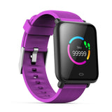 SCOMAS Q9 Smart Watch Men Women 1.3"IPS Fitness Tracker Pedometer Health Heart Rate Blood Pressure Smartwatch For Android IOS