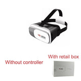 VR 2.0 glass Glasses Google Cardboard Virtual Reality 3D VR Smartphone+Bluetooth Gamepad For iPhone xiaomi 3.5 - 6.0 inch