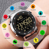 SYNOKE Smart Watch Waterproof IP68 5ATM Message Reminder Ultra-long Standby Xwatch Chronograph Sport Smartwatch Gift for men
