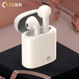 CASEIER I7S Wireless Bluetooth Earphone HIFI Wireless Earphones With Charging Box Case Auriculares bluetooth inalambrico Headset