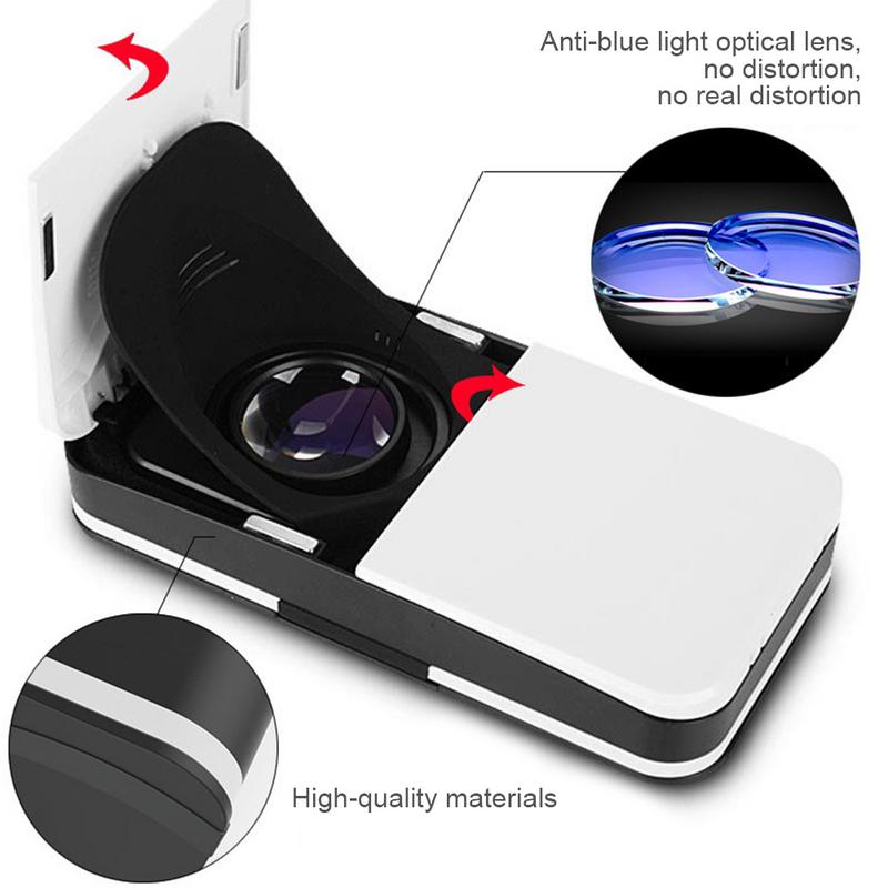 VR Glasses Standalone Virtual Reality Headset Folding Portable 3D VR Digital Smart Phone Helmet