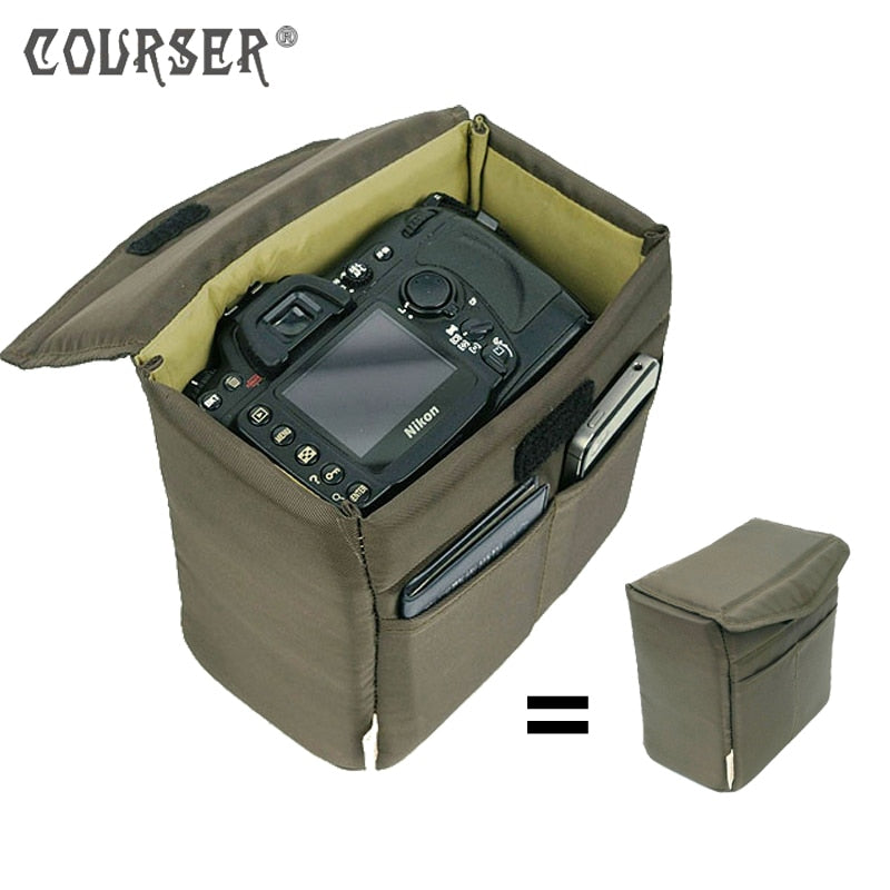 COURSERR Professional Camera/Video Folding Partition Padded Camera Bag