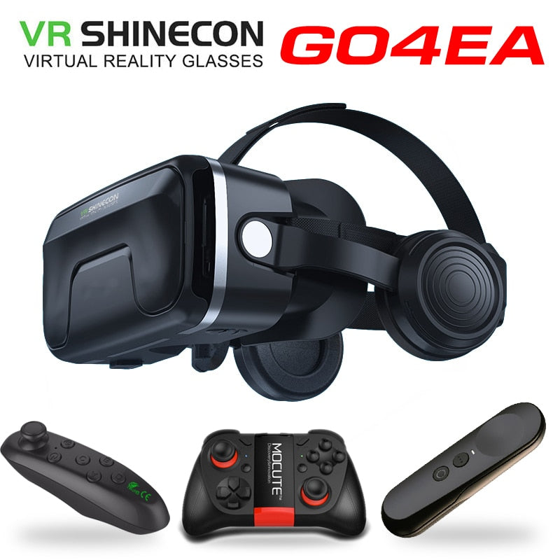 2019 Original VR shinecon 7.0 headset upgrade version virtual reality glasses 3D VR glasses headset helmets Game box Game box