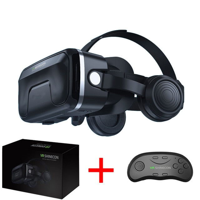2019 Original VR shinecon 7.0 headset upgrade version virtual reality glasses 3D VR glasses headset helmets Game box Game box