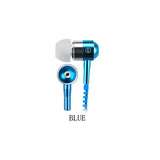 Glow Earphone Luminous Light Metal Zipper Headset