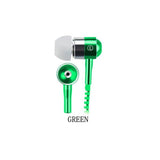 Glow Earphone Luminous Light Metal Zipper Headset