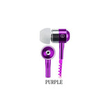 Glow Earphone Luminous Light Metal Zipper Headset
