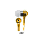 Glow Earphone Luminous Light Metal Zipper Headset